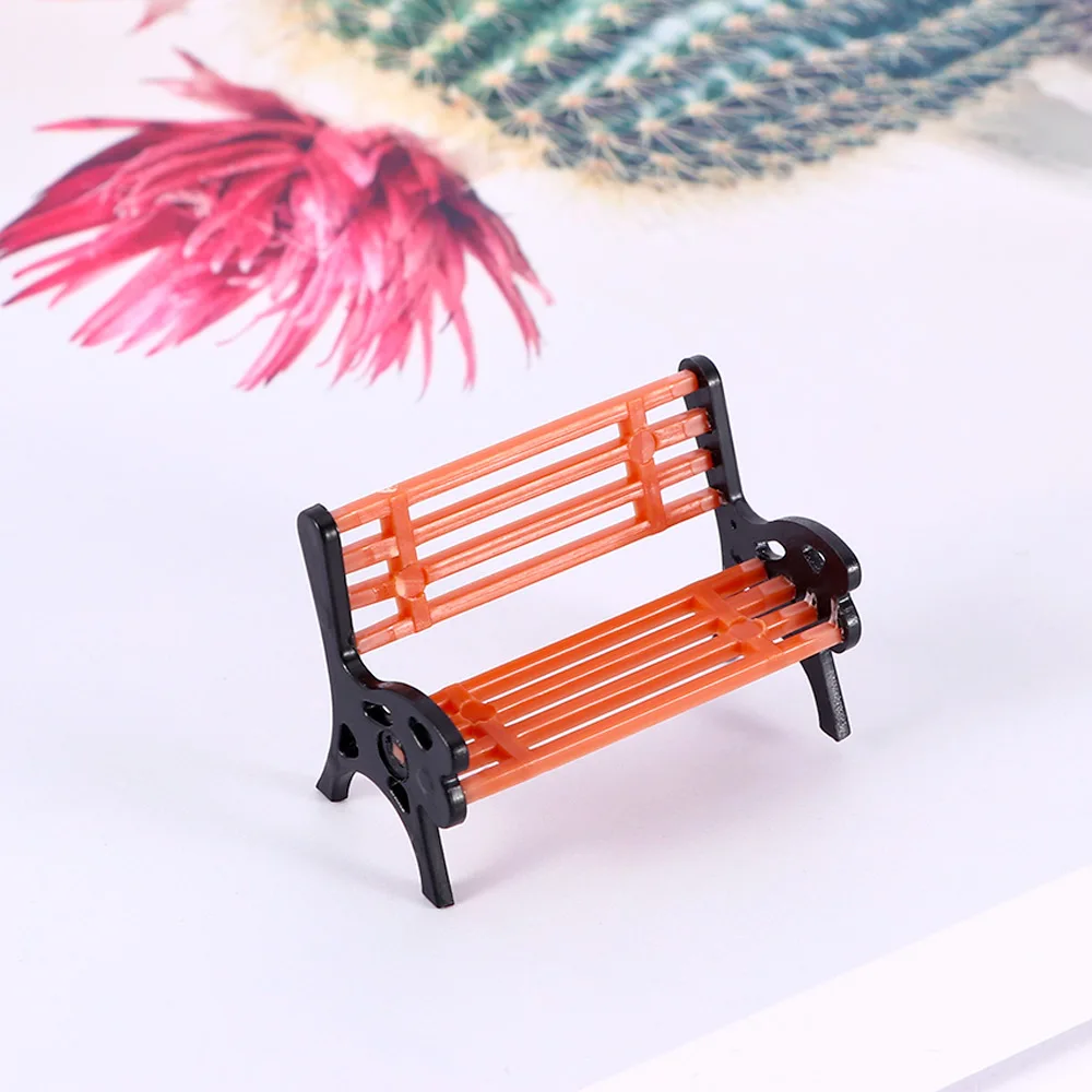 Мини садовое украшение миниатюрное скамейка для парка DIY домашний декор модель