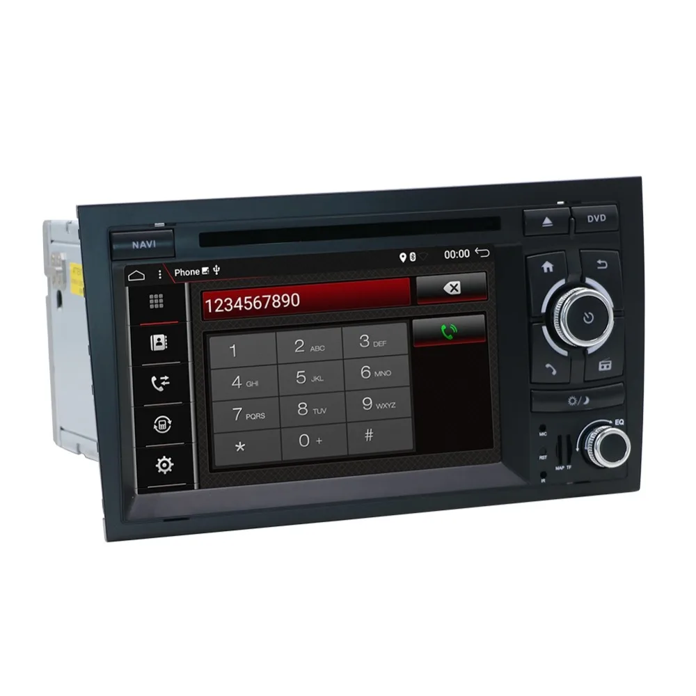 Автомобильный DVD-плеер Bosion 32G ROM 1024*600 Android 10 для Audi A4 2002-2007 S4 RS4 8E 8F B9 B7 RNS-E SEAT Exeo