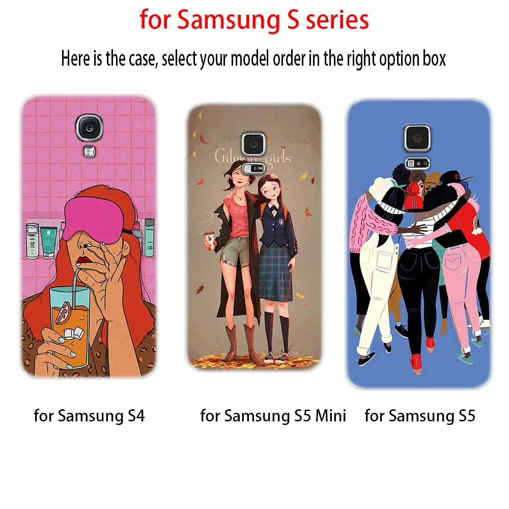 Девочки Гилмор жизнь это короткий разговор узор чехол Обложка для Samsung Galaxy S7Edge S8 S9