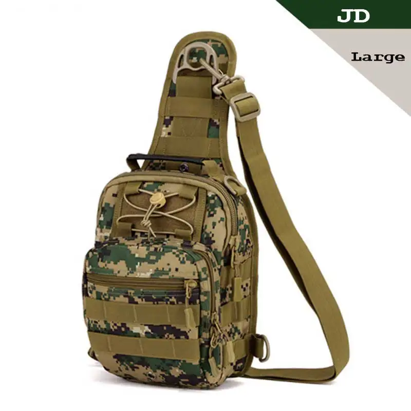 SINAIRSOFT спортивные охотничьи мужские военные тактические сумки MOLLE на одно плечо нейлоновые болотные нагрудные сумки унисекс LY0001 LY0002 - Цвет: Big JD