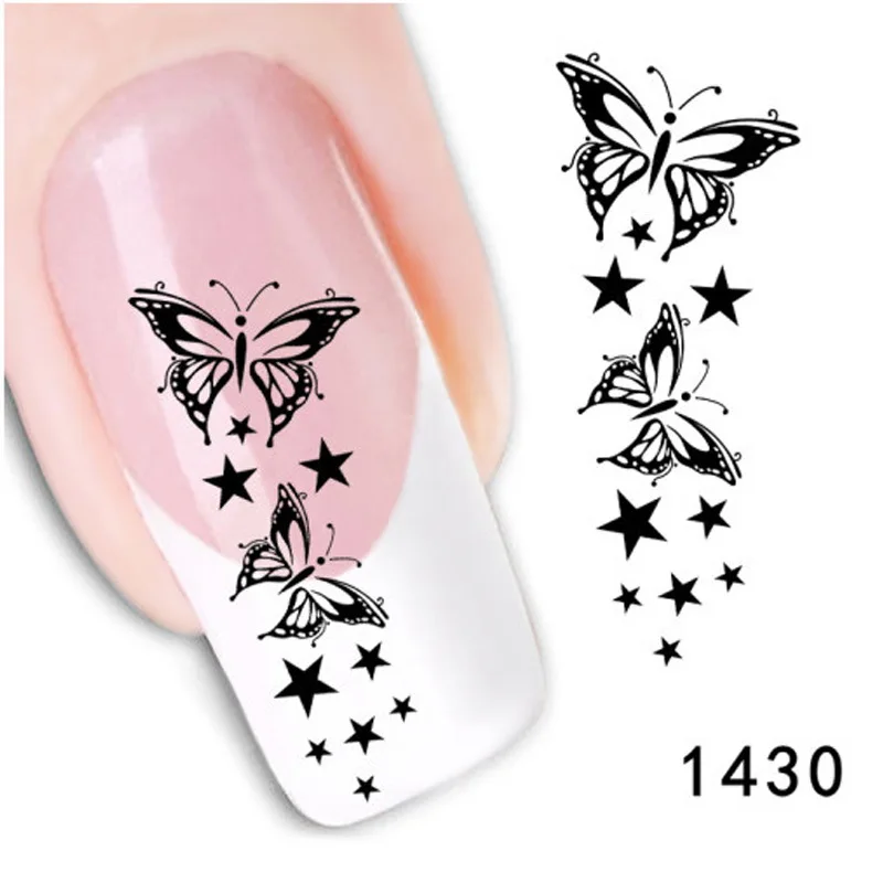 3 шт. наклейки для дизайна ногтей LuckForever|nail sticker|nail manicure stickerssymbols nail art |
