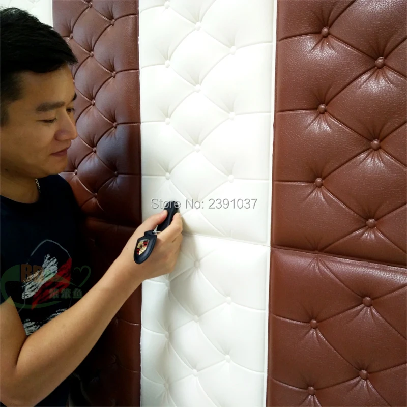 16 шт 60x30 см толщина 1,8 см 3D ПЭ пена кирпичная Наклейка на стену, самоклеющиеся декоративные обои наклейки на стену для детской комнаты