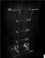 wholesale clear fixture displays plexiglass customized acrylic lectern crystal podium acrylic podium clear lectern church pulpit