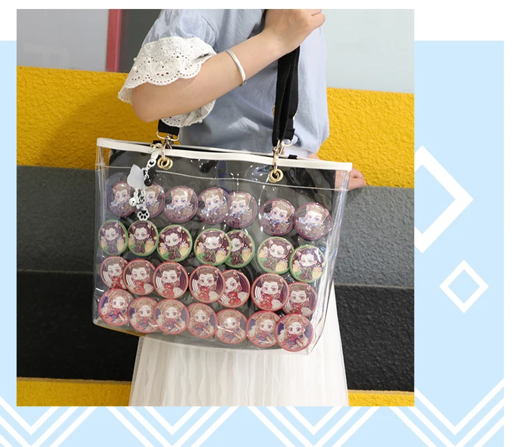 Японская Лолита Harajuku сумка Kawaii Itabag прозрачная сумка в стиле Harajuku