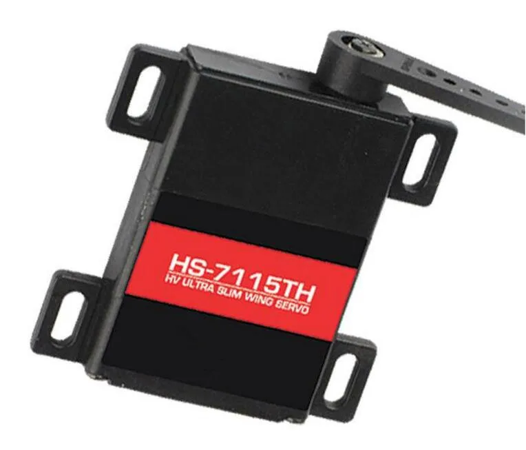 

HS-7115TH slim digital servo Torque kg./cm. (6.0V / 7.4V): 3.20 / 3.90