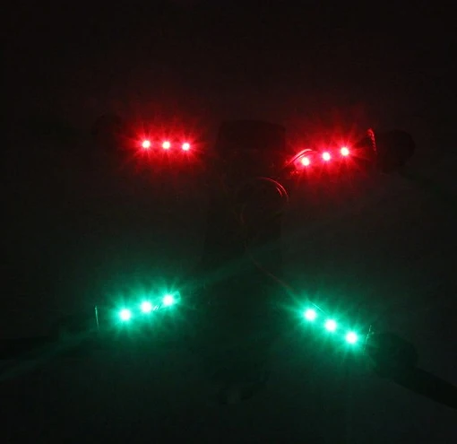 Светодиодная лента QAV250 с рамкой 4 оси 1 пара для радиоуправляемого квадрокоптера