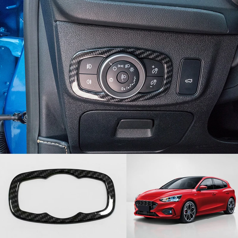 Для Ford Focus 2019-2021 головная фара кнопочный переключатель крышка Накладка Стайлинг