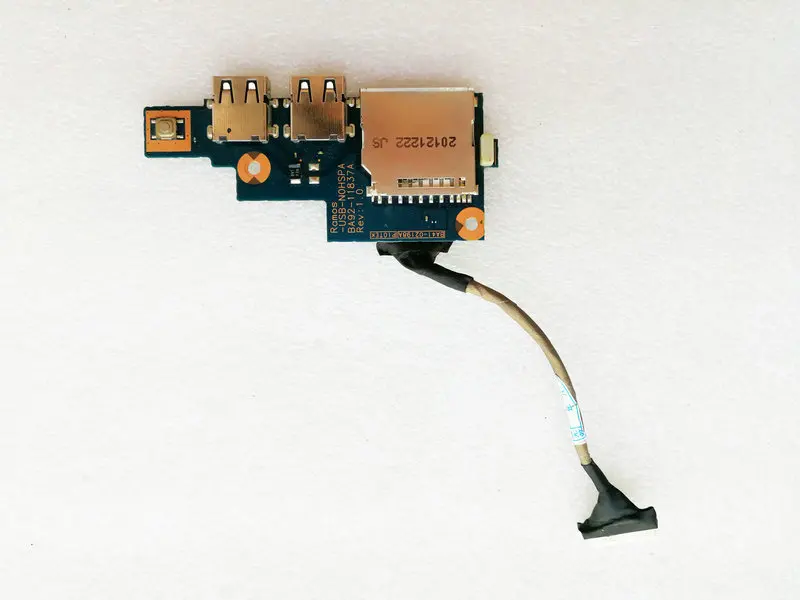 Оригинальный Для samsung NP510R5E NP370R4E 370R5E 450R4V 470R5E BA41 02198A usb кардридер плата кнопка