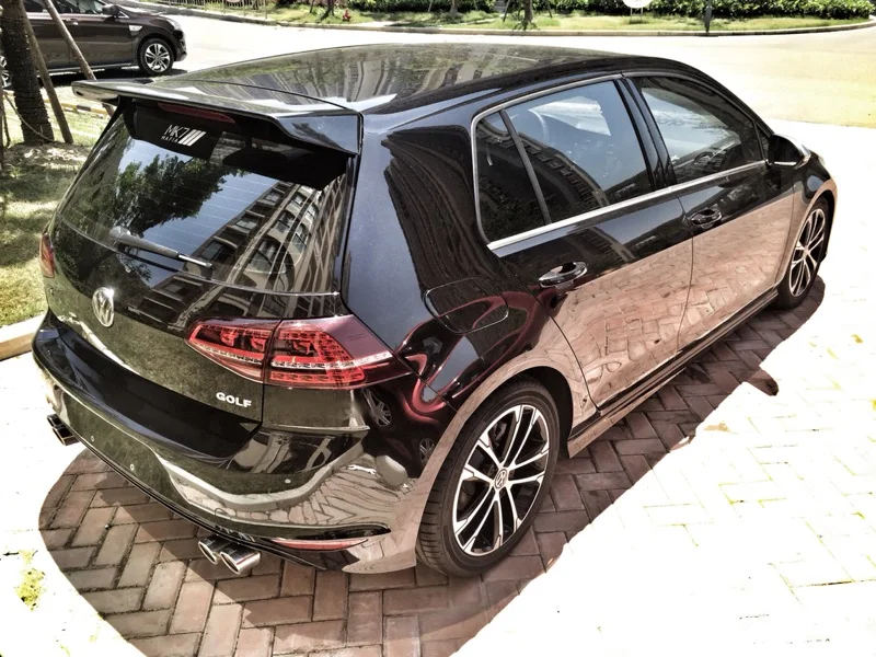 Задний спойлер для GOLF MK7R NS /OE/AS/RACING Style задний из углеродного волокна Golf R MK7 GTII|spoiler