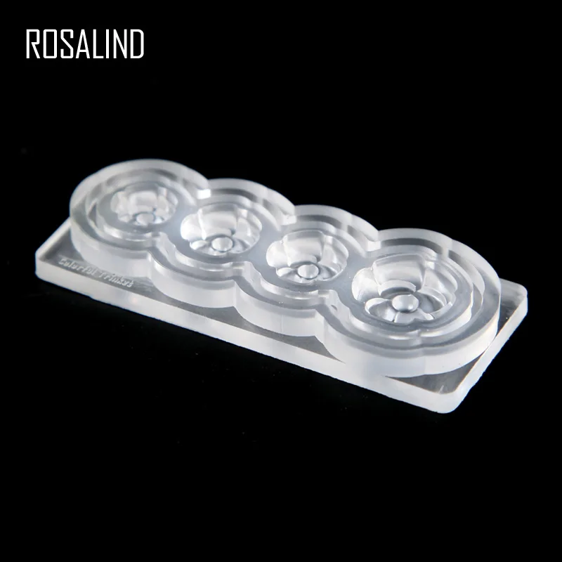 ROSALIND 1 сумка для дизайна ногтей силиконовая форма 10 видов конструкций прочная 3D