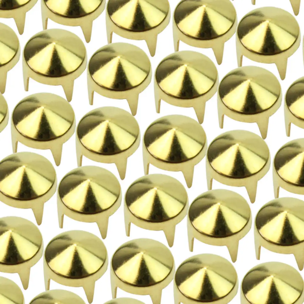2017 100 Pcs DIY Punk Rock Copper Studs Nailheads For Clothes Shoes Bags Decoration | Дом и сад