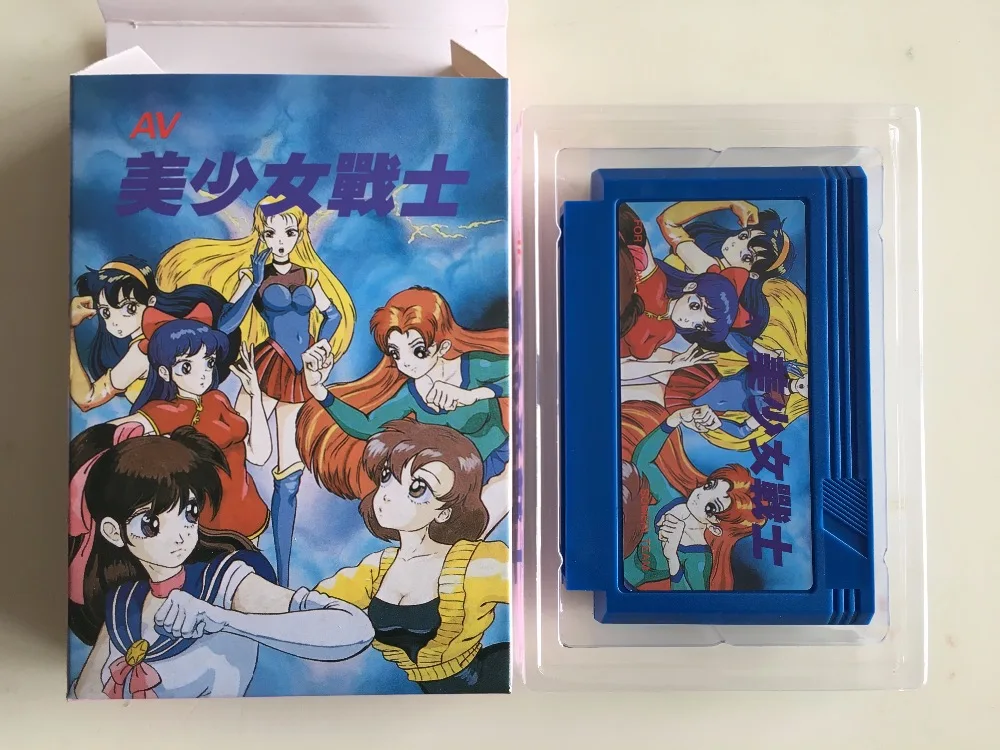 8bit карточная игра: AV bisuhujo Senshi Girl Fighting(японская версия! Только коробка+ картридж