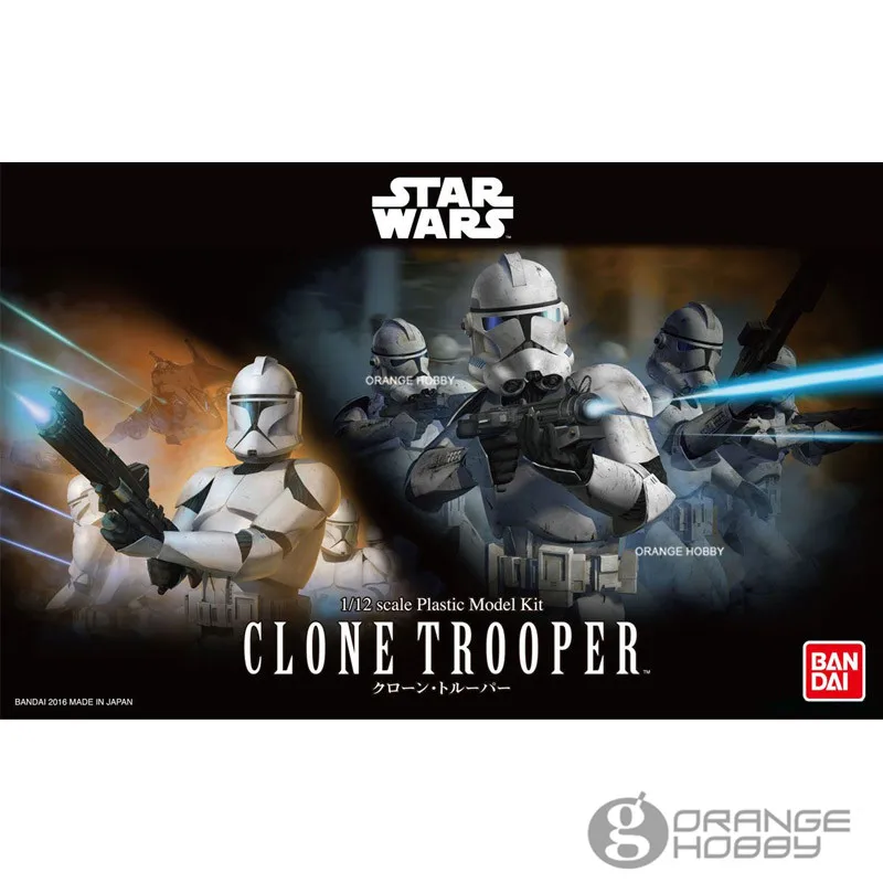 OHS Bandai Звездные войны 1/12 Clone Trooper сборочные пластиковые модели комплекты oh|plastic model