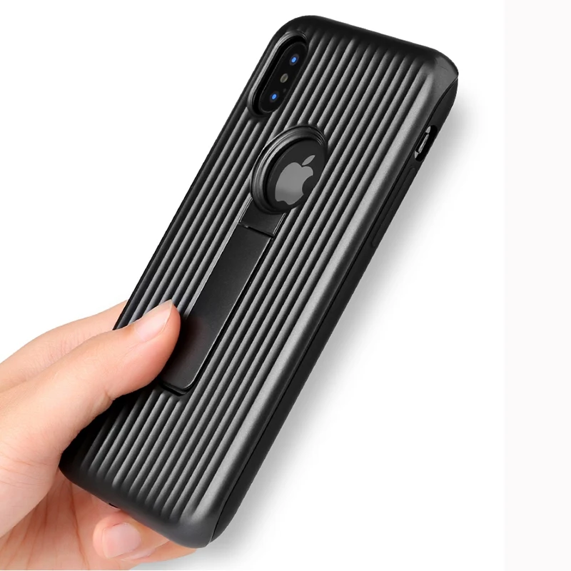 Anti-Shock Magnetic Kickstand Back Cover for iPhone 6 6S 7 8 Plus Case Luxury 360 Shockproof Protective X |