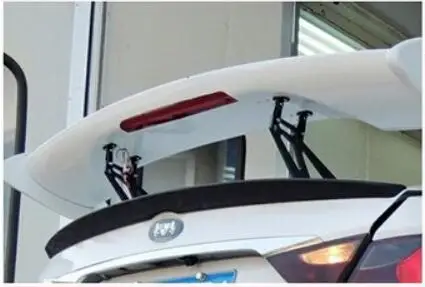 With lamp ABS Грунтовка заднего крыла автомобиля спойлер багажника для GT все Седан универсальный 1949- Быстрый EMS(с лампой - Цвет: With lamp