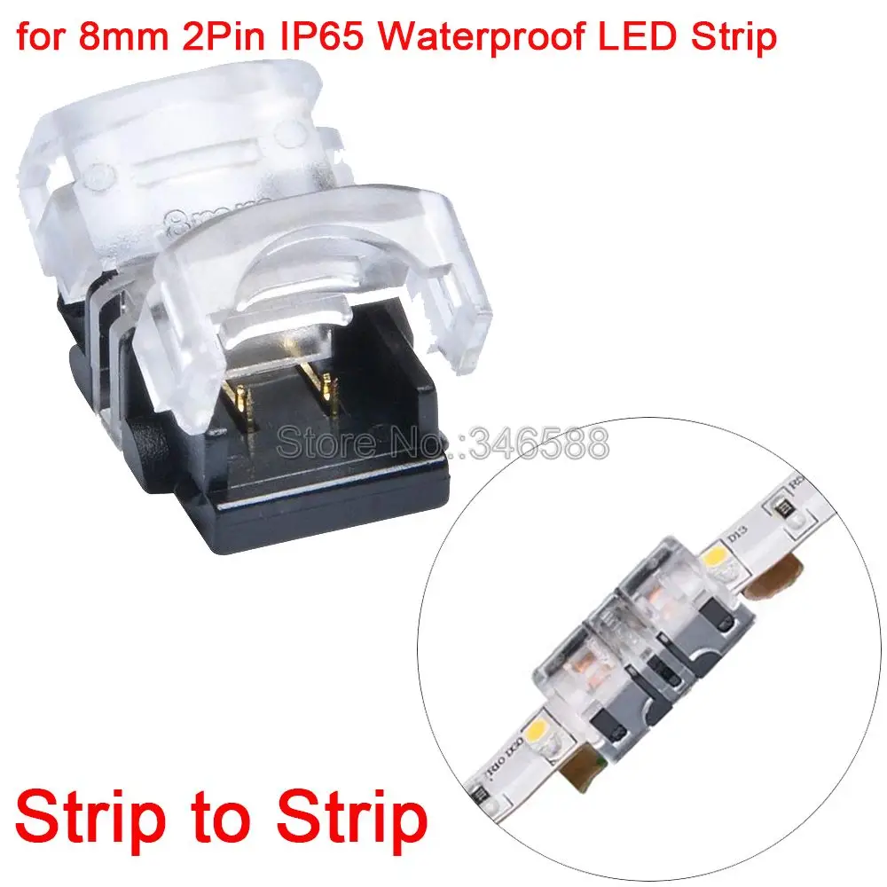 5 шт. 2pin 3pin 4pin 5pin Светодиодные ленты раздеться Solderless Разъем для одного Цвет RGB RGBW CCT светодио дный подключение лента терминал