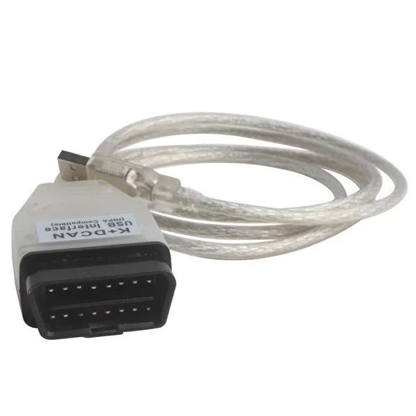 Автомобильный Stlying INPA K + DCAN Ediabas USB интерфейс 20pin до 16pin адаптер для автомобилей