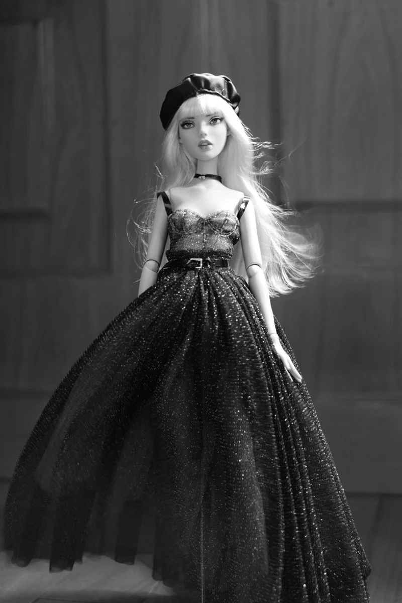 T02-X500 Blyth Одежда для кукол 1/3 1/4 bjd 1/6 аксессуары для кукол голубая звезда Свадебная Юбка 1 шт