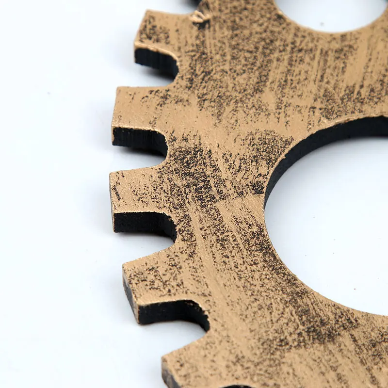 Ретро Имитация металла украшение для дома декоративная Шестерня KTV бар чердак