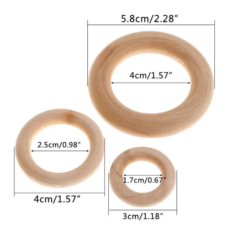 10 шт./компл. натуральное деревянное кольцо украшение для дома животное попугай