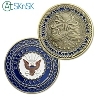 wholesale new army coins exclusive design octopus commemorative coins souvenir unite states navy challenge coins collectibles