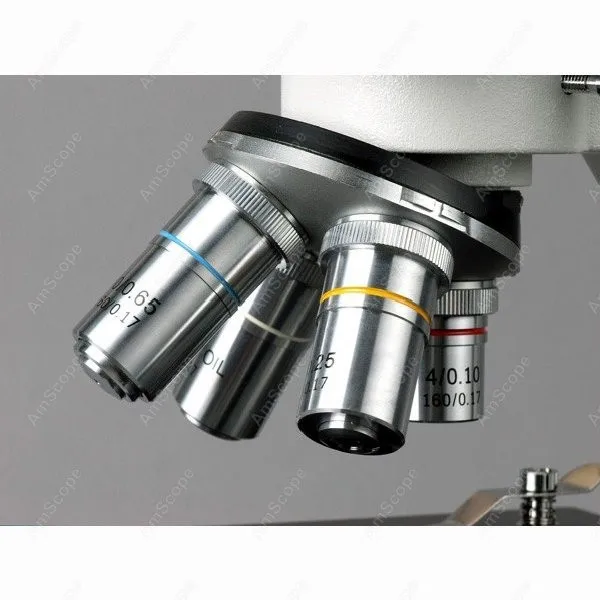 Бинокулярный биологический составной Микроскоп поставка AmScope 40X 1000X бинокулярный