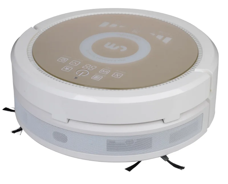 golden Смартфон Wi-Fi приложение управление влажный и сухой робот пылесос QQ6KDM работает с воздухоочистителем, с литиевой батареей 3350 мАч - Цвет: golden