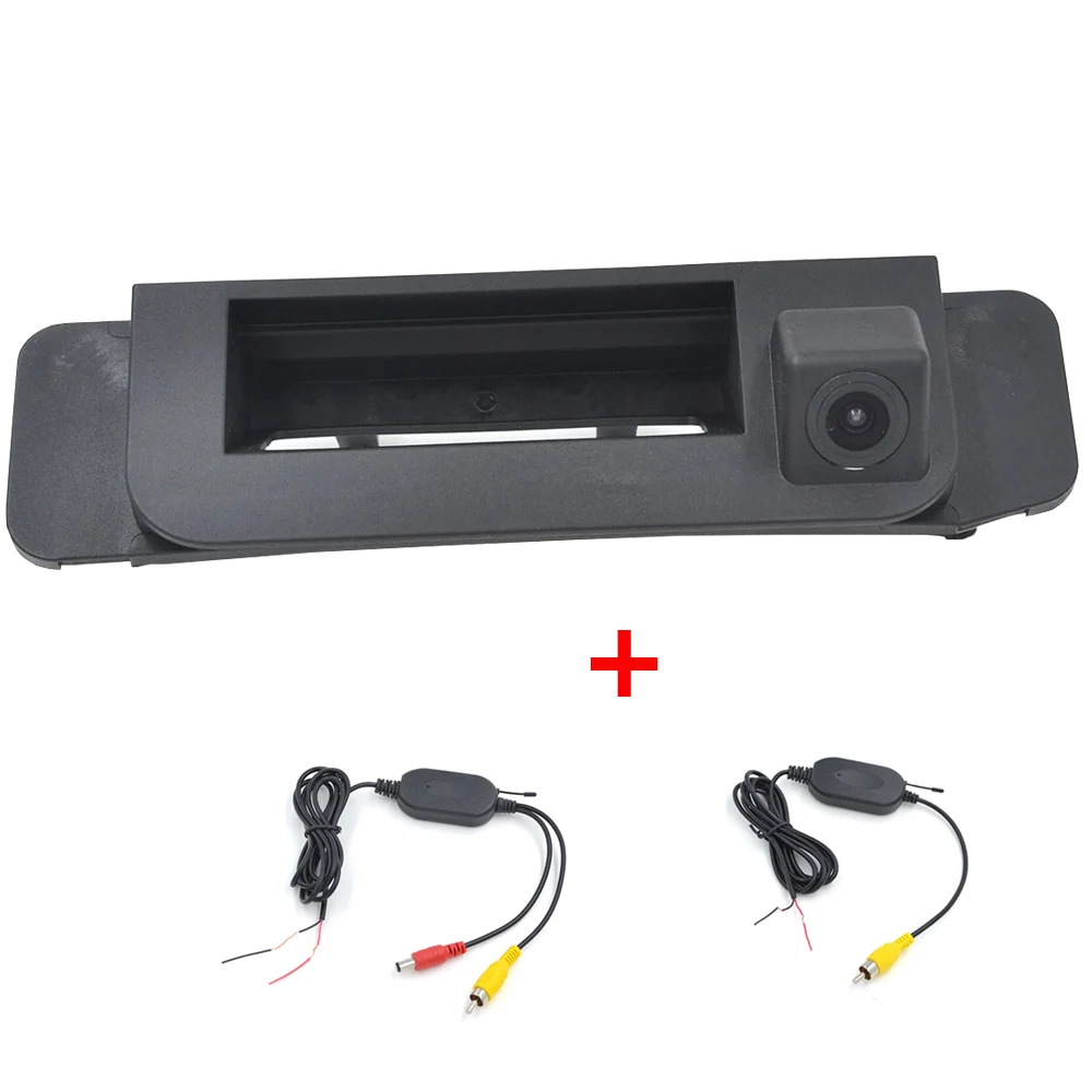 wireless kit for dvd 2,4 ГГц Беспроводная ручка багажника автомобиля камера заднего хода для Mercedes Benz C Class W205 CLA W117 - Название цвета: wireless kit for dvd