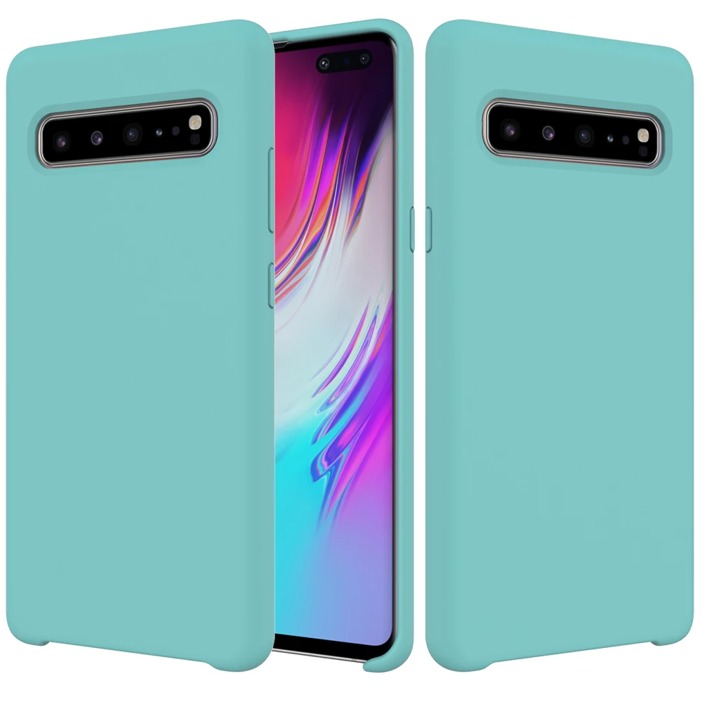 Для samsung Galaxy S10 5G чехол мягкий жидкий силикон задняя крышка для samsung Galaxy S10 5G Версия Телефона Funda S10e S10 Plus чехол