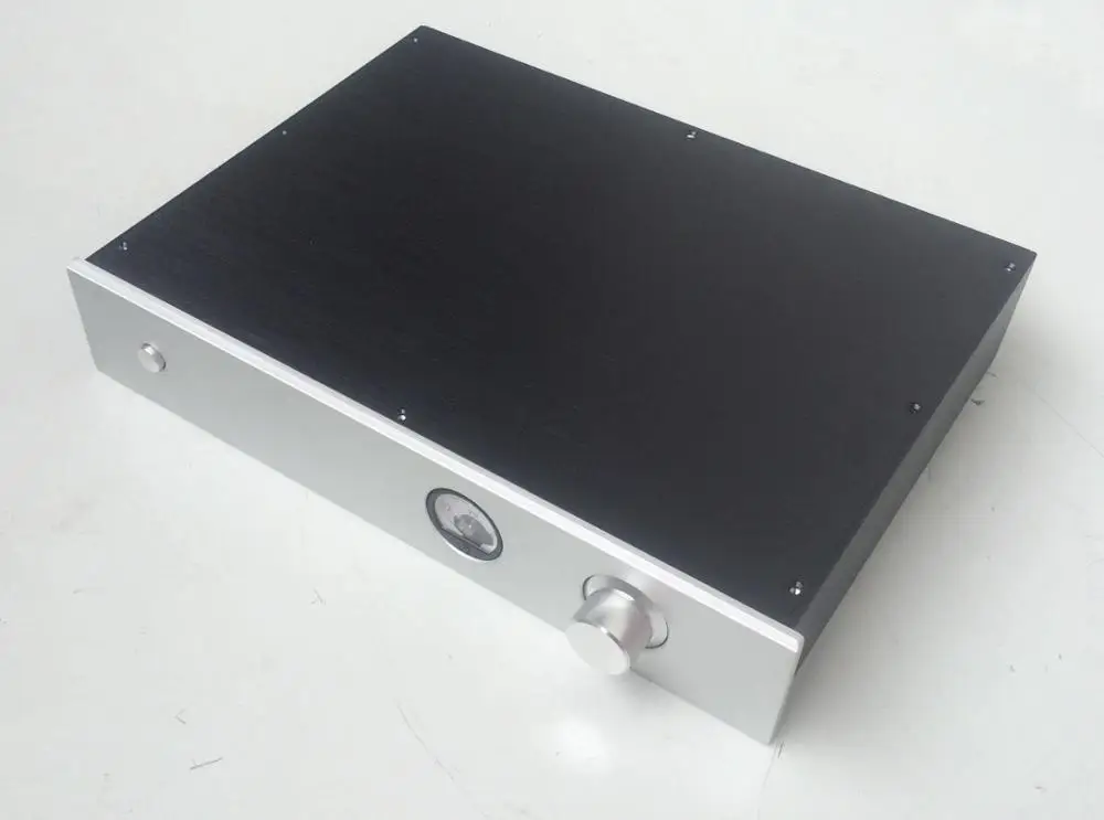 Полностью алюминиевый усилитель BZ4308 VU Meter шасси/предусилитель/Встроенный