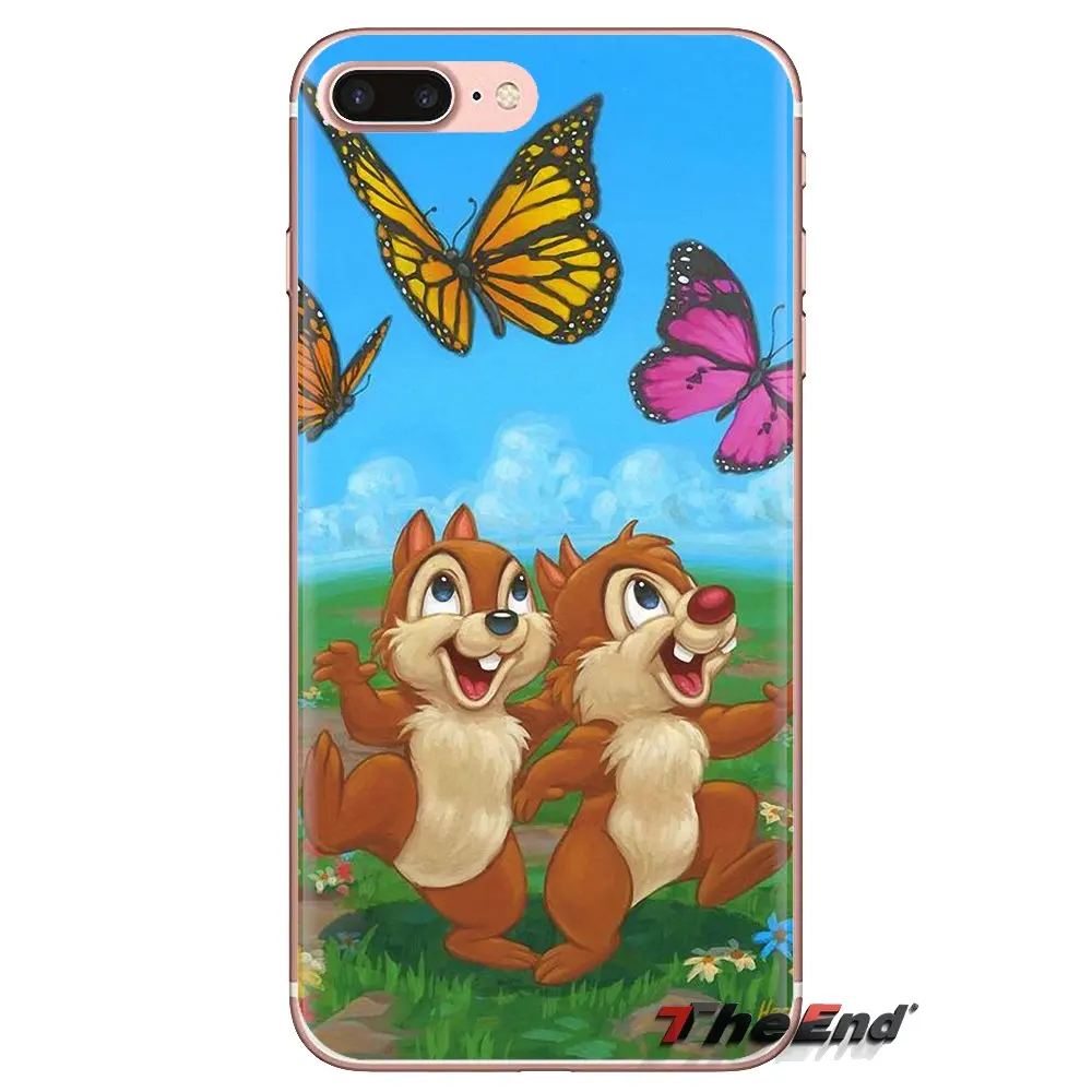 Silicone Phone Cover Bag Chip and Dale Anime Art For Sony Xperia Z Z1 Z2 Z3 Z5 compact M2 M4 M5 C4 E3 T3 XA Huawei Mate 7 8 Y3II |
