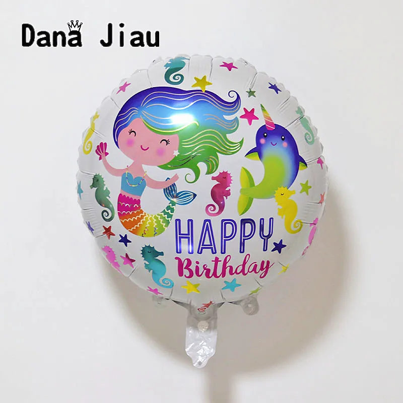 Фольгированные воздушные шары в виде голубых дельфинов морских животных баллоны