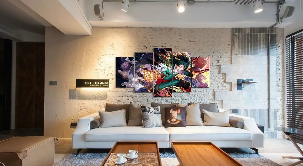 5 Панель мой герой анимация холст печатные картины для Гостиная Wall Art домашний