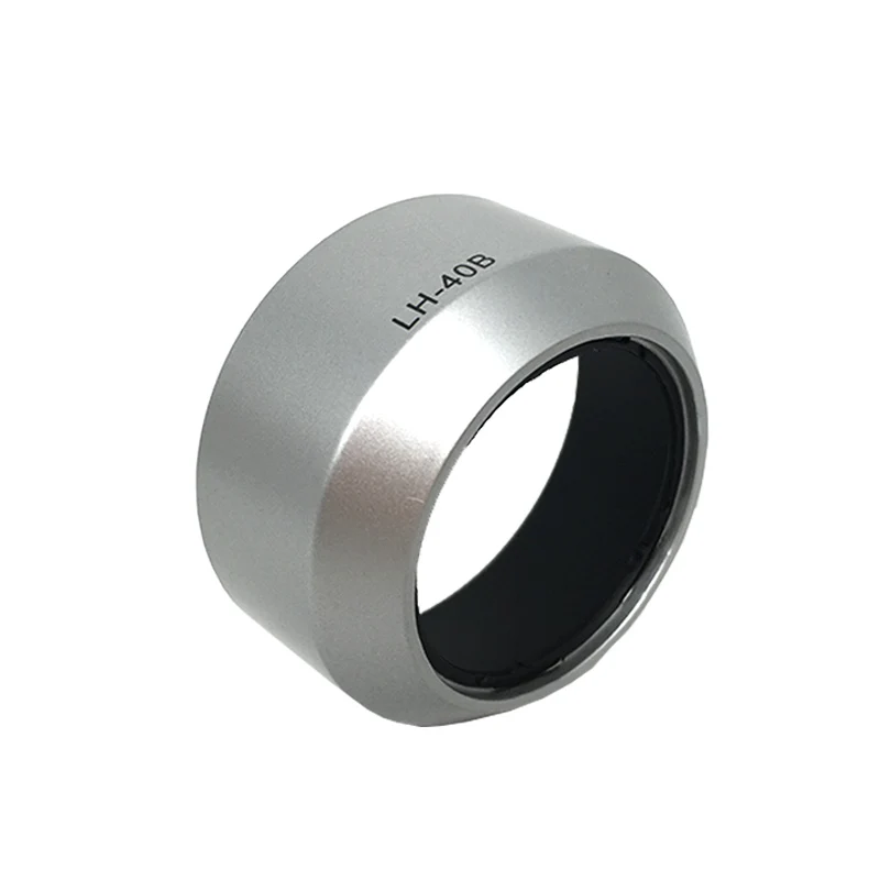 LH-40B LH40B Black Silver camera Lens Hood Shade For Olympus M.ZUIKO DIGITAL 45mm 1:1.8 | Электроника