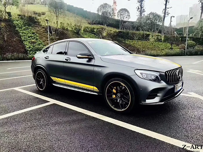 AMG GT Передняя решетка для GLC купе W253 2015 Новинка 2017 смотрится на переднюю решетку