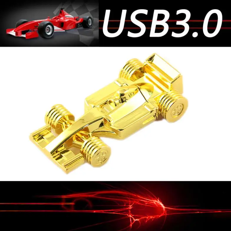 Высокоскоростной 128 ГБ 256 Usb флеш-накопитель 3 0 64 32 карта памяти F1 гоночный