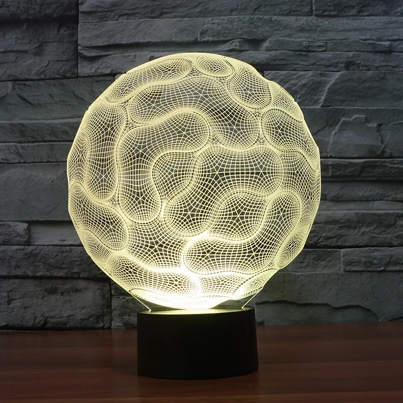Новый продукт Brain Usb светодиодная 3d лампа акриловый сенсорный энергосберегающий