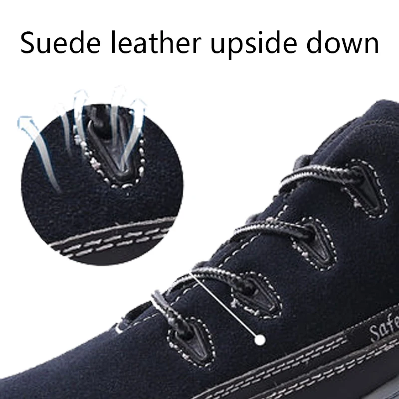 Мужская обувь со стальным носком летняя для защиты от проколов и работы