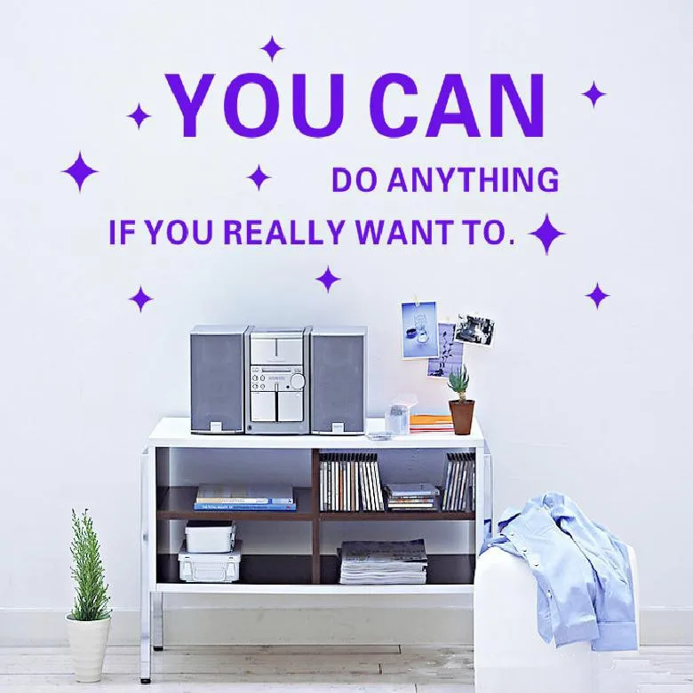 Персонализированные настенные наклейки для спальни украшение с английскими