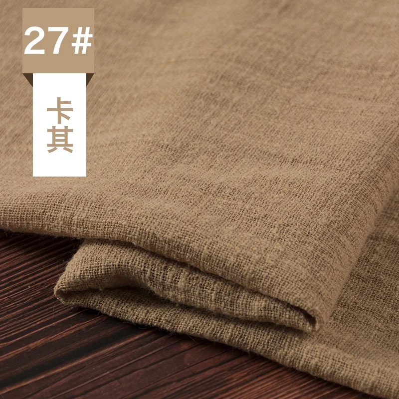 Тонкий отрез из чистой льняной и ткани китайская Складная хлопчатобумажная