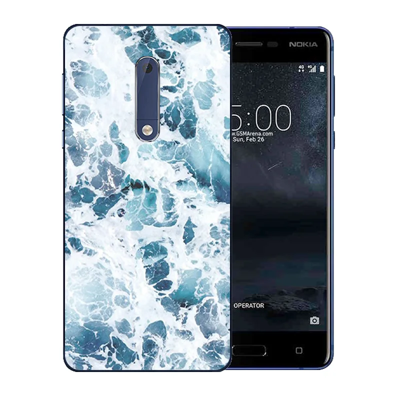 Роскошный гибкий 5 2-дюймовый чехол для Nokia мягкий силиконовый цветной тонкий с
