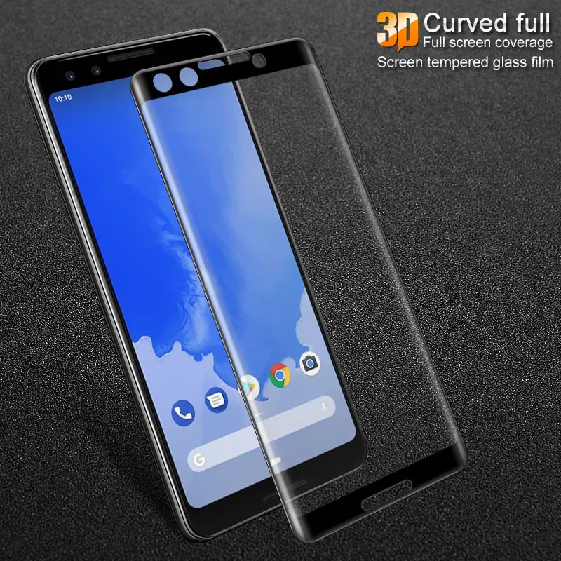 Original IMAK Anti-Explosion 3D Curved Full Cover Tempered Glass For Google Pixel 3 Screen Protector for Goodle XL | Мобильные