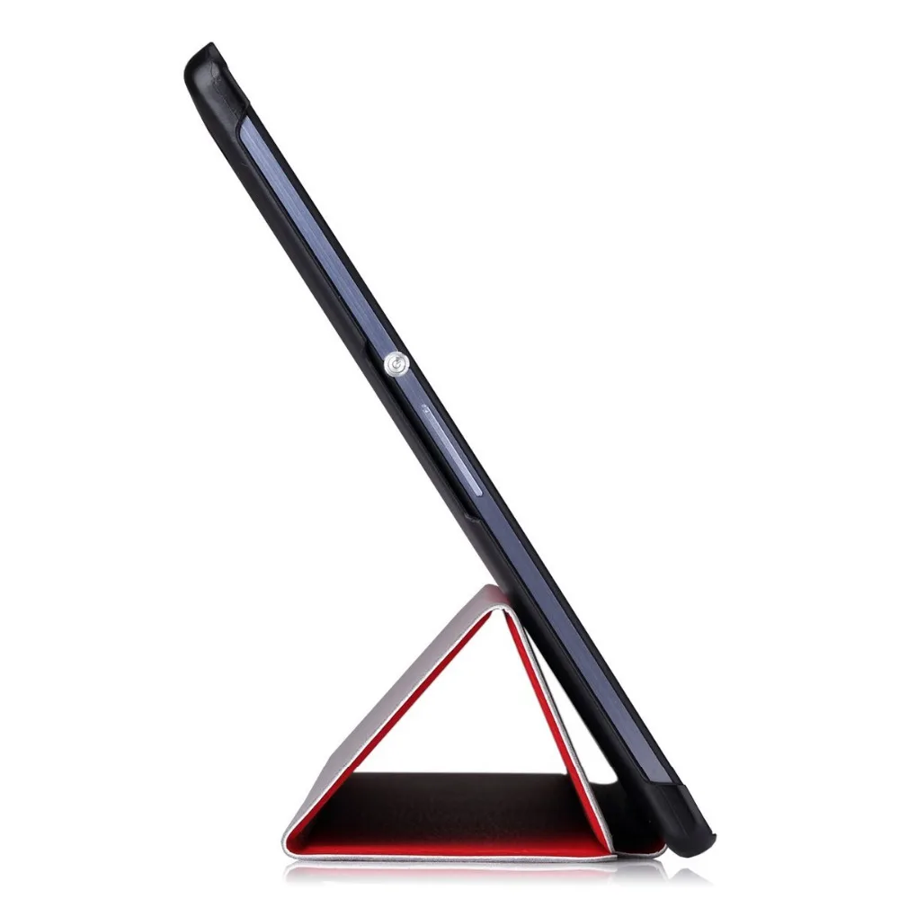 Тонкий легкий кожаный чехол с магнитной подставкой для sony Xperia Tablet Z2 SGP541/511/512CN 10," чехол для планшета+ пленка+ ручка