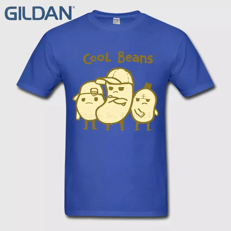 Футболки Cool Beans футболка Стандартный бедра черный с круглым вырезом игра хлопок