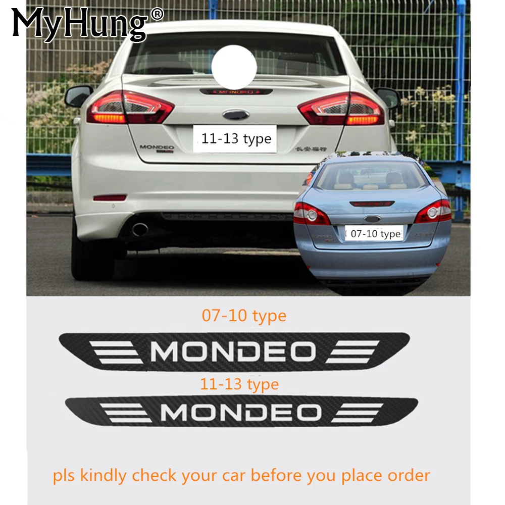 

Виниловая наклейка для Заднего ветрового стекла и стоп-сигнала Mondeo 07-10 из углеродного волокна, декоративная наклейка для стоп светильник, н...