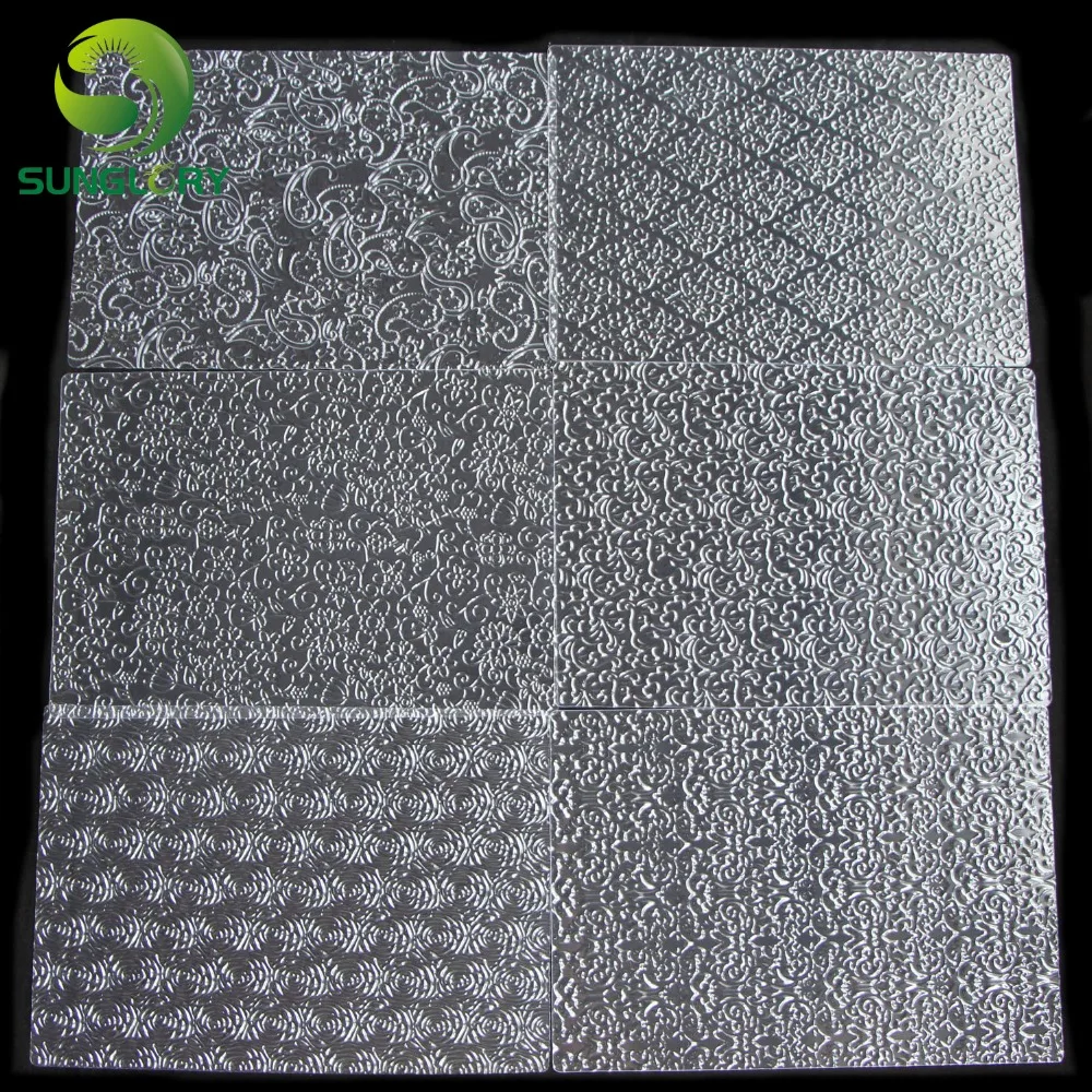 6 шт. набор цветочных текстурных листов искусственный текстурный коврик для