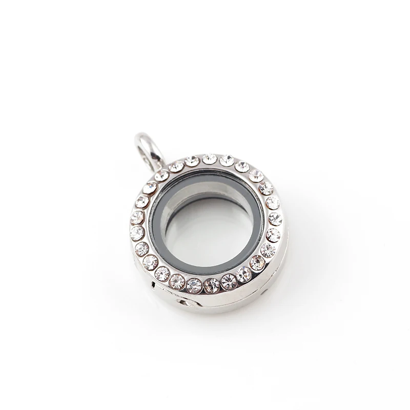 10 шт./лот новейший мини 20 мм Круглый Магнитный стеклянный плавающий медальон с