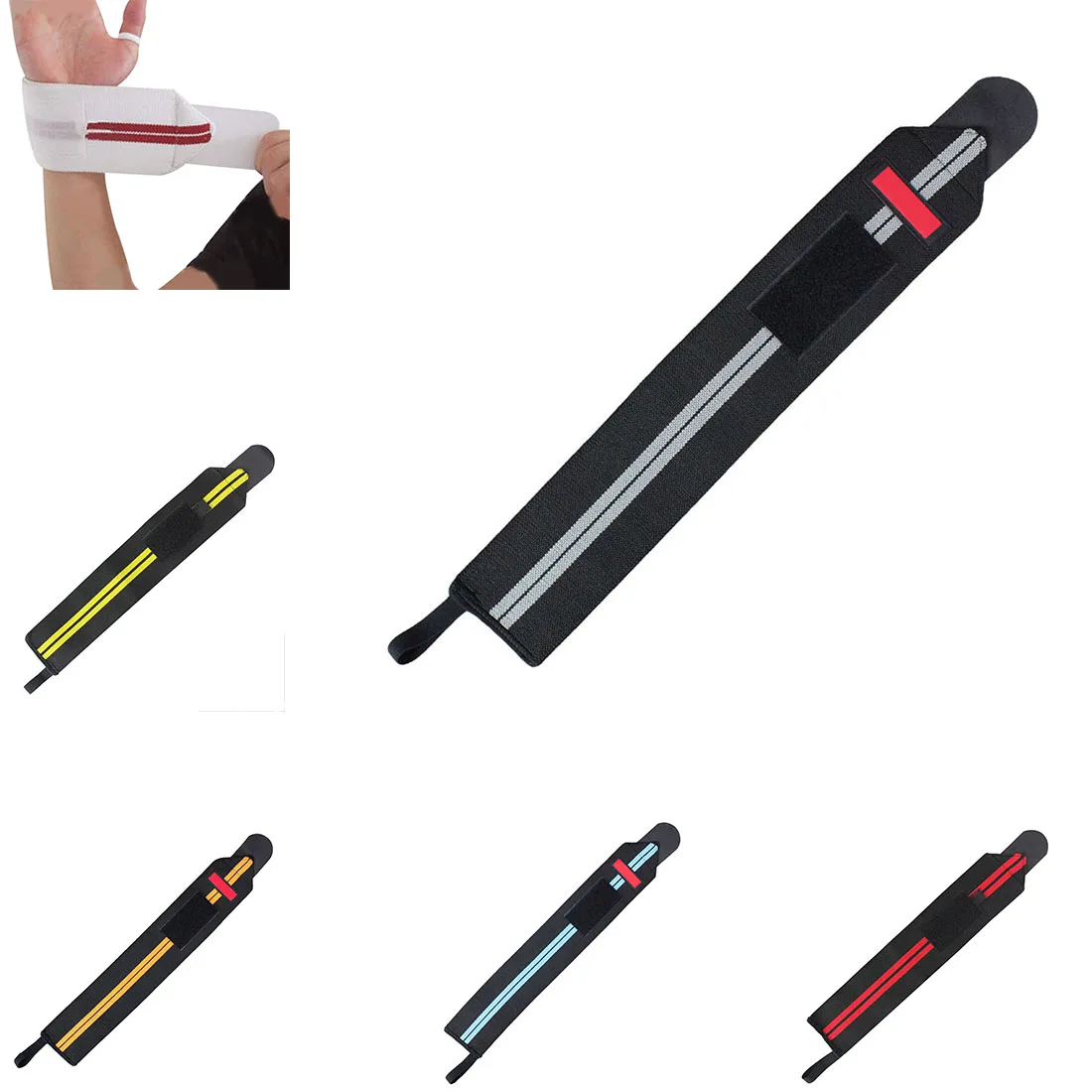 Хорошие прибытия 1 шт. Вес подъема спортивный браслет тренажерный зал наручные с