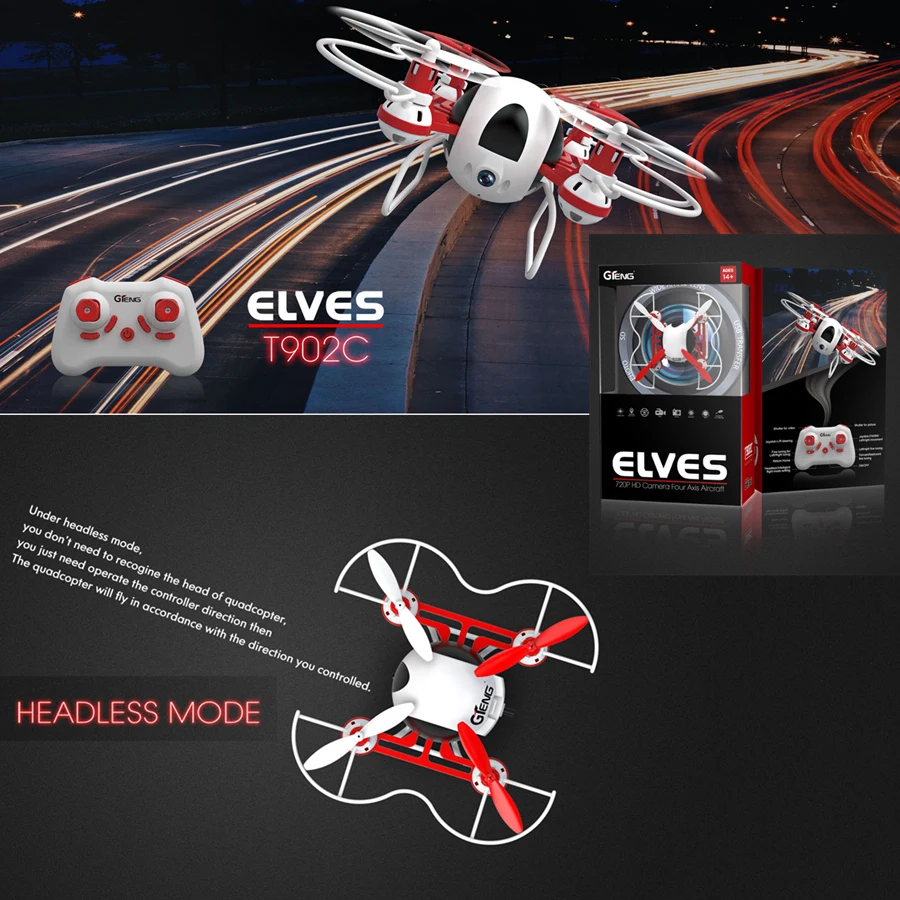 Micro Радиоуправляемые игрушки Мини drone с HD камера дрони четырехвинтовой вертолет