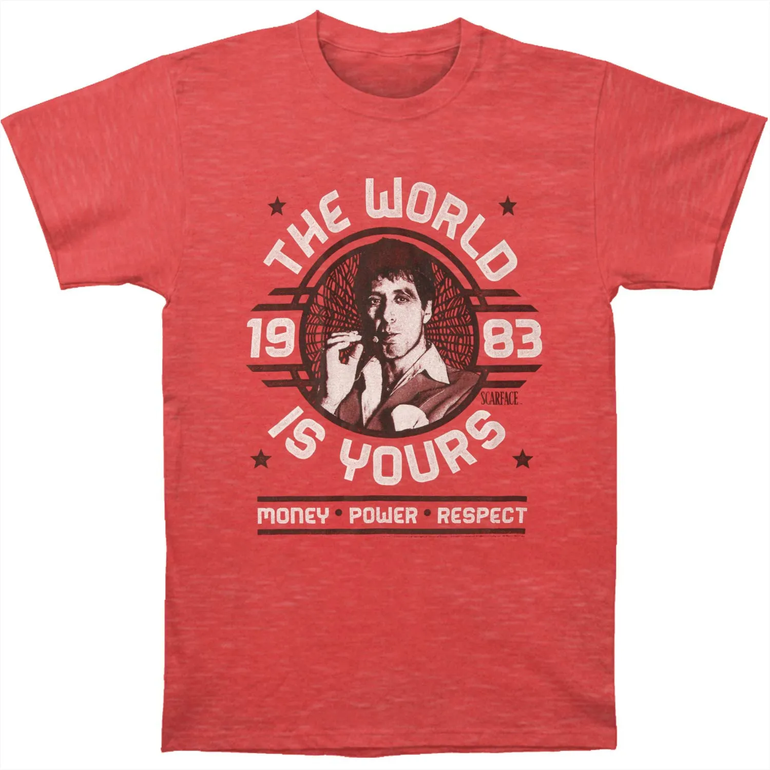 Мужская Новая футболка Scarface World Is Your Emblem летние модные футболки с круглым
